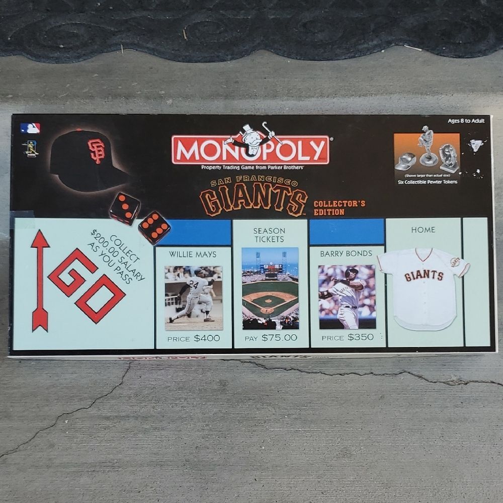 San Francisco Giants Monopoly Collector's Edition